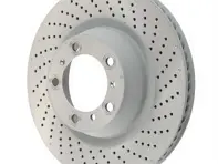 Disco freno posteriore, monoblocco forato e alveolato, 350x28 mm. Porsche 997 I422 - 99735240503, 99735240603 - PRL39979, PRR39970